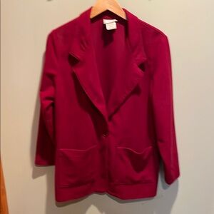 Vintage Blair Corduroy Red Blazer, Size M